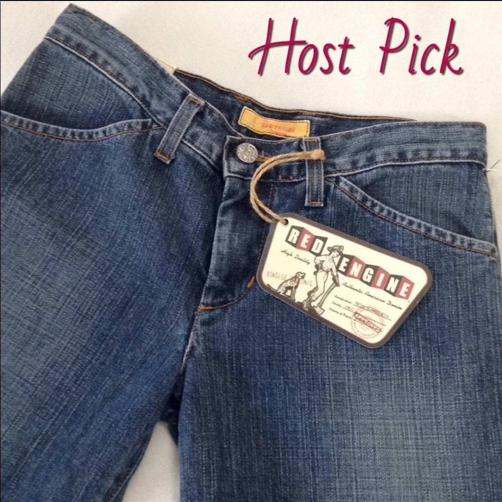 NEW Women Jeans 24 Reg Distressed Denim Vintage Fit Old Style Red Engine USAmade - Picture 9 of 10
